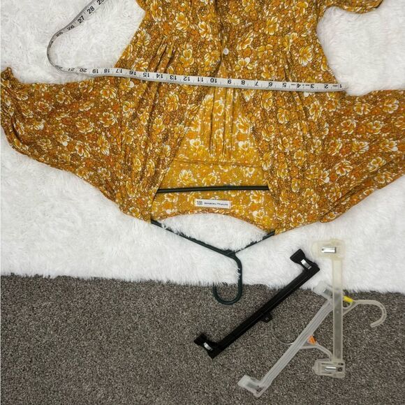 Faithfull the Brand Rafa Dress in Saffron Delphine Floral Size XS - Picture 10 of 11